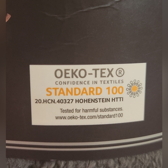 Mosaic Bath & Spa Luxury Shearling Robe - One Size Dark Gray - Picture 5 of 5